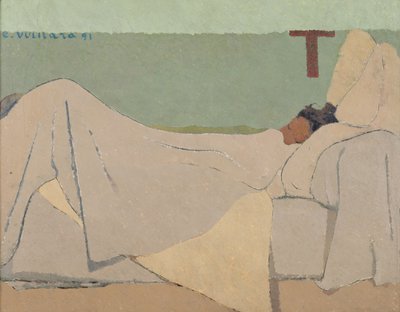 En la cama, 1891 de Edouard Vuillard